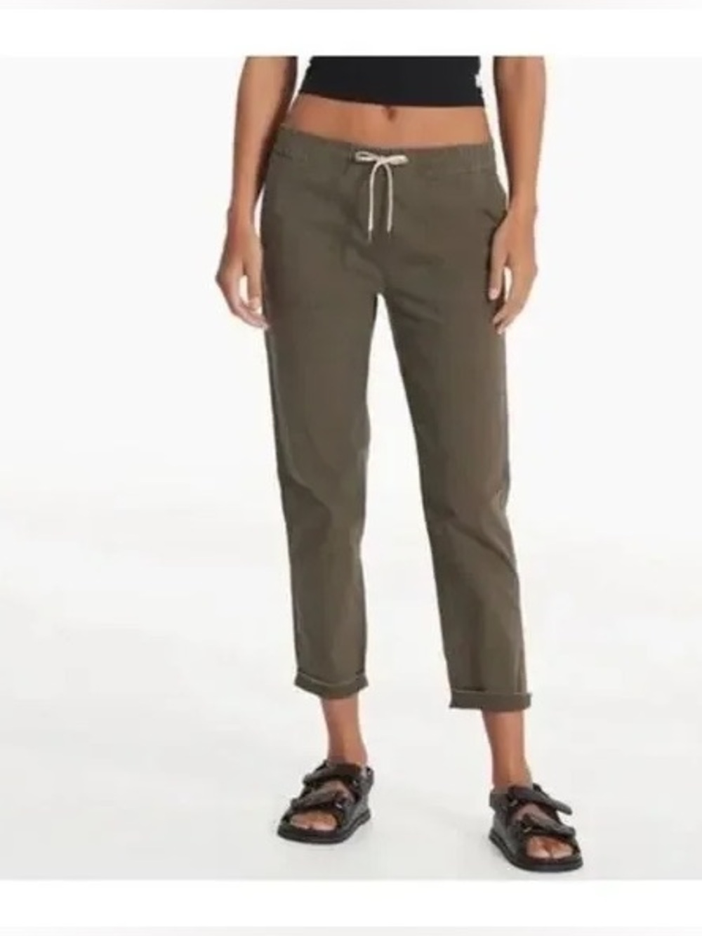 VUORI Ripstop Organic Cotton Dark Oregano Green Hiking Pants